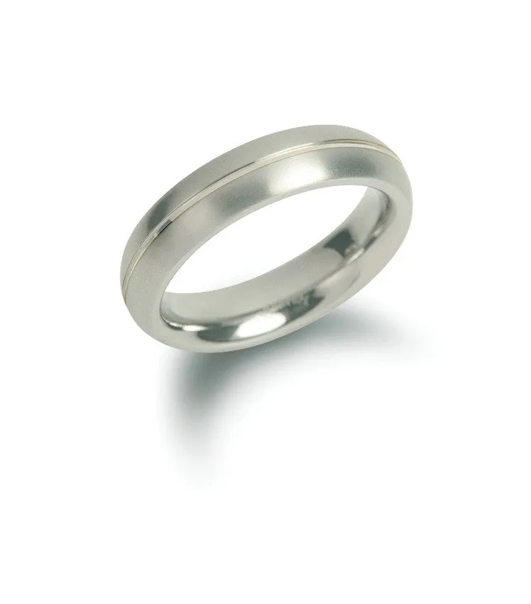 0130-01 Boccia Titanium Ring