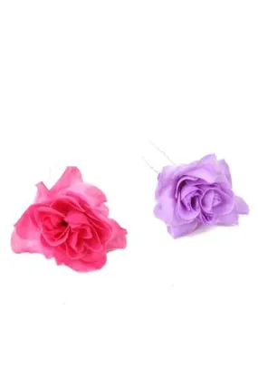 12 Flower Hair Pins