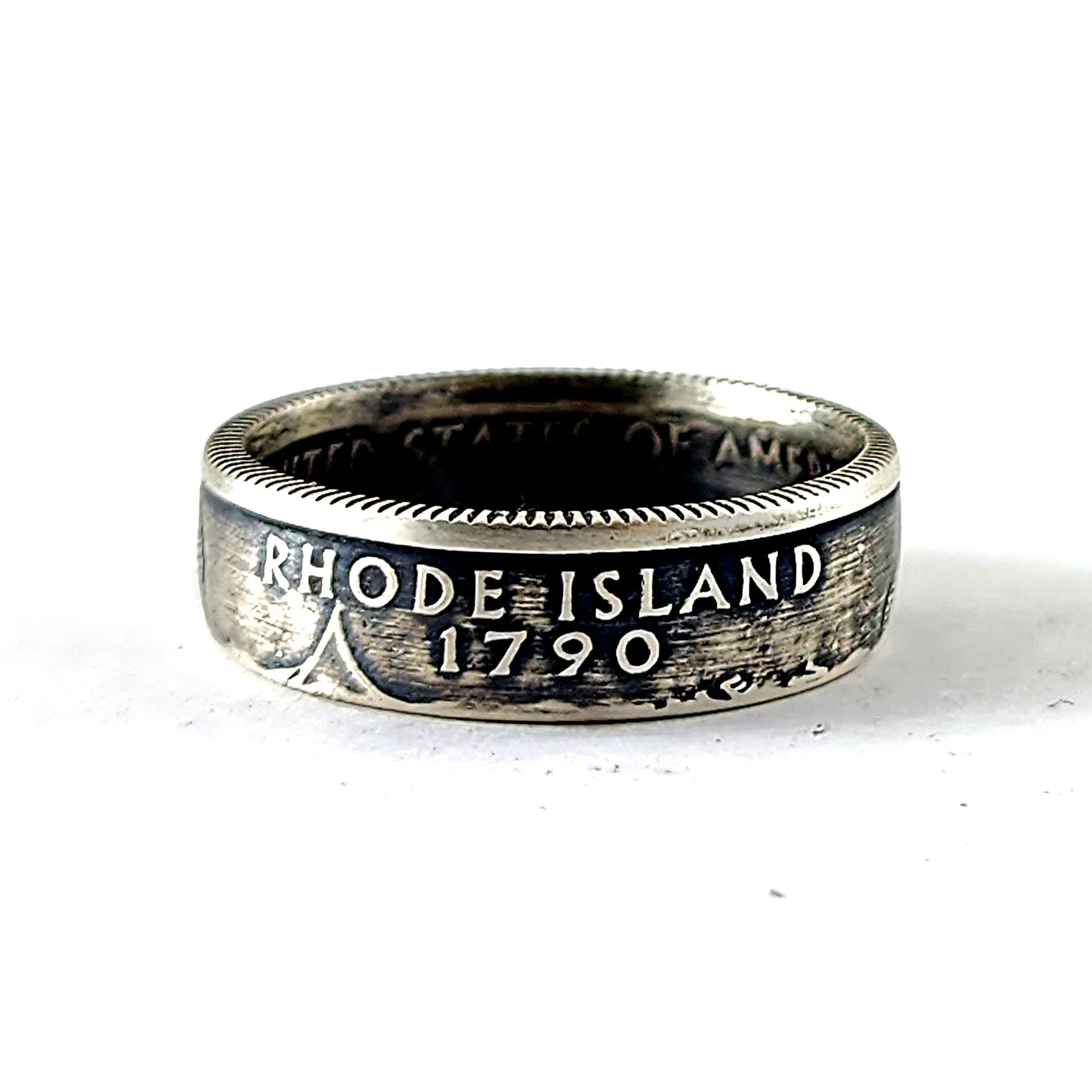 90% Silver Rhode Island Quarter Ring