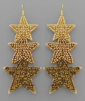 A Star Is Born Beaded Earrings