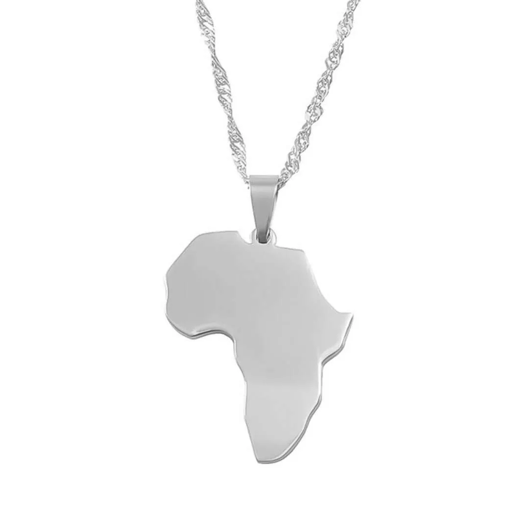 Africa Silver Filled Necklace