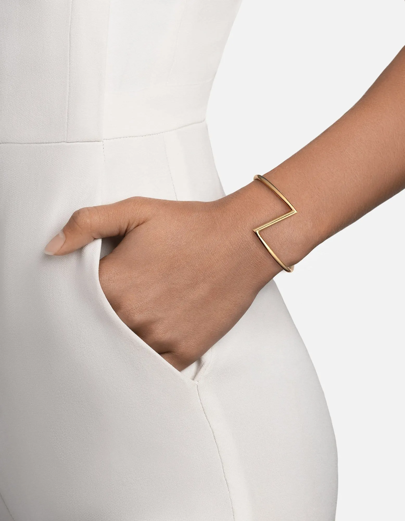 Arch Cuff, Gold Vermeil