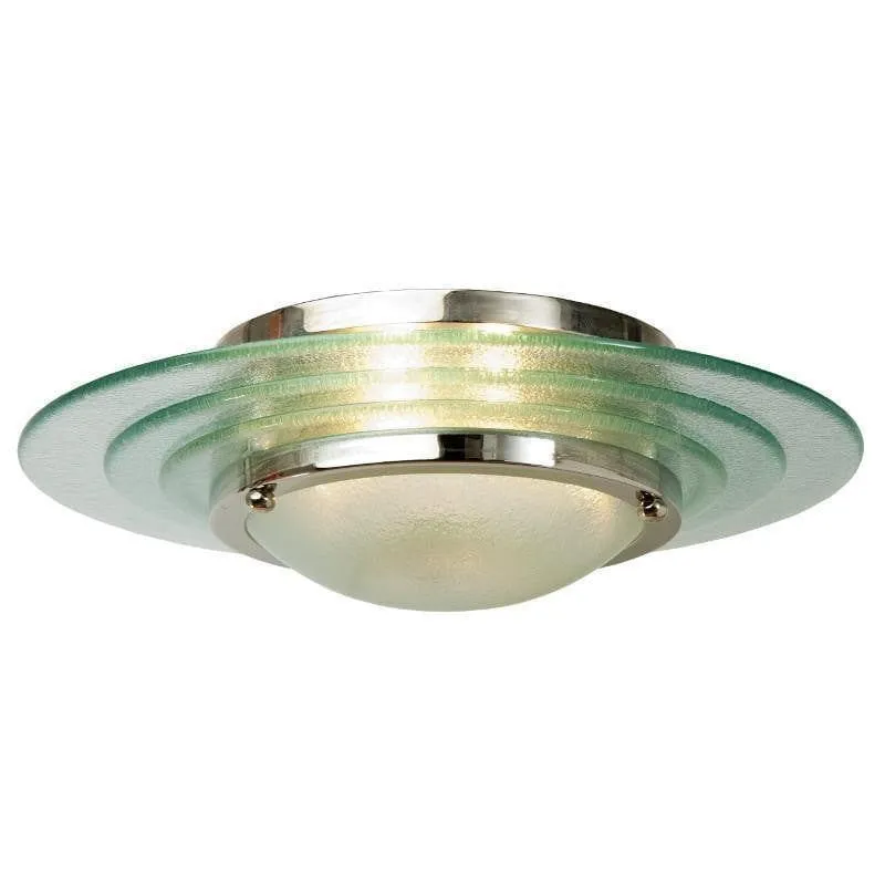 Astral Art Deco Chrome Flush Ceiling Light ASTRAL63