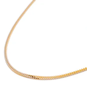 Attractive Dual Tone Slender Chain - 18"