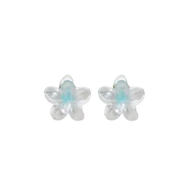 Baby Super Bloom Clip Set in Aqua Pearl