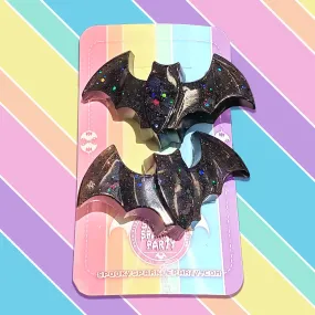 Bat Hairclips 2-pack