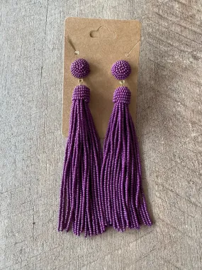 Beaded Dangle Earrings