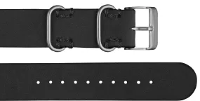 Black Leather Strap - For Mason & Classic Watches