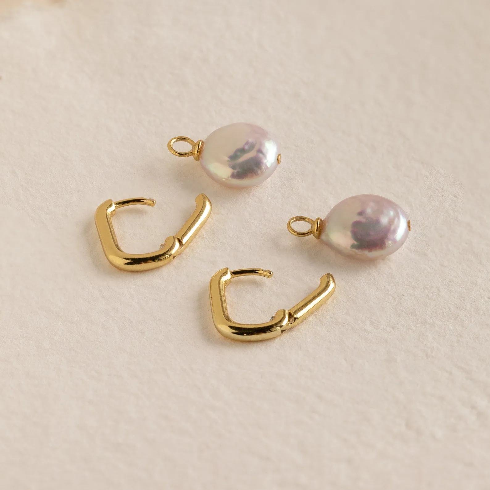 Bridget Pearl Hoops