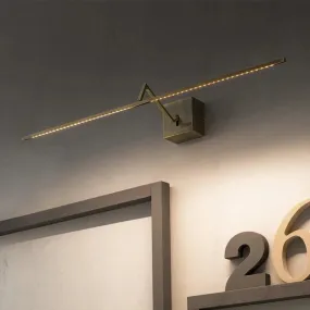 Brushed Brass Linear LED Wall Light