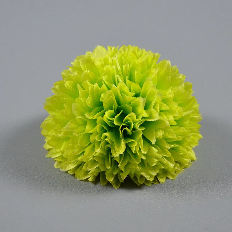 Bulk 4" Large Pompon Mum Flower Heads for Crafts Wholesale