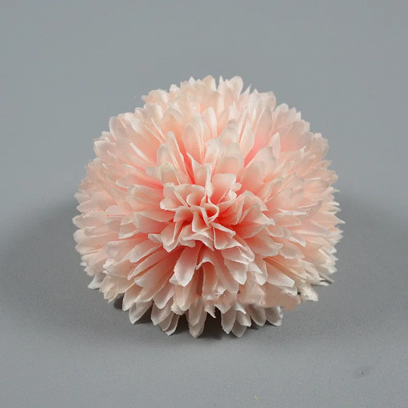 Bulk 4" Large Pompon Mum Flower Heads for Crafts Wholesale