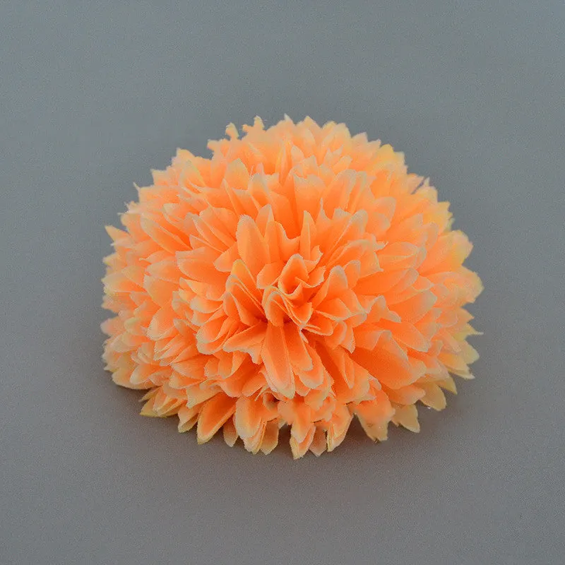 Bulk 4" Large Pompon Mum Flower Heads for Crafts Wholesale