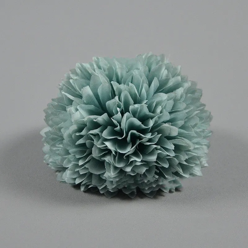 Bulk 4" Large Pompon Mum Flower Heads for Crafts Wholesale