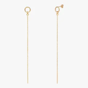 Circle Linear Earrings