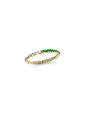 Classique Geometric Eternity Band