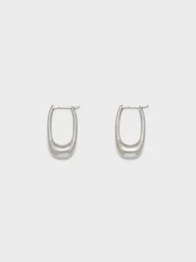 Elton Palladium-Plated Hoop Earrings