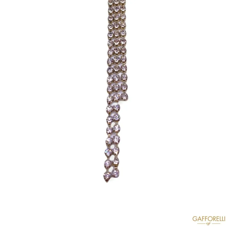 Golden Tassel with Strass A443 - Gafforelli Srl