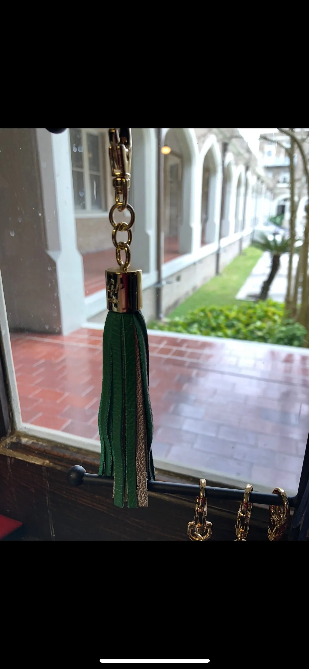 Green And Gold Tassel