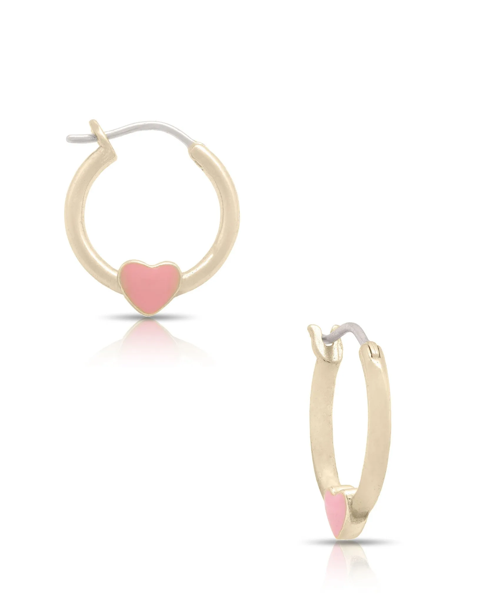 Heart Hoop Earrings