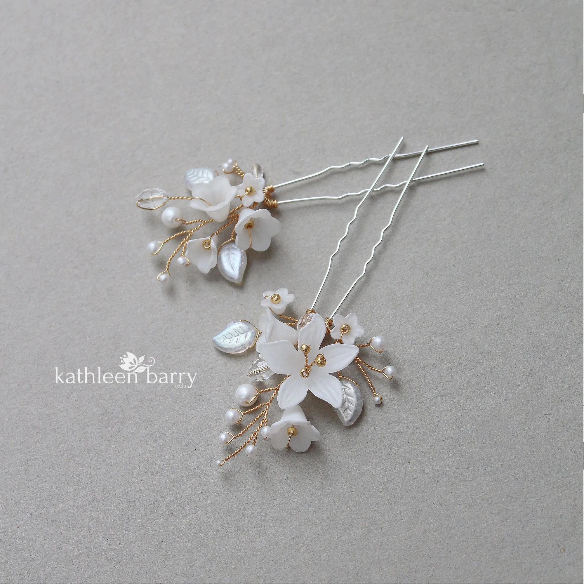 Joelle hair pins mix and match - 2 styles - Rose gold, Gold or silver (sold individually) FROM