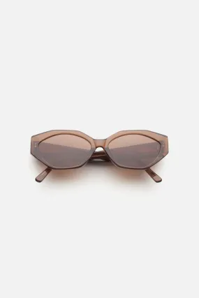 Lu Goldie Eliana Sunglasses Espresso