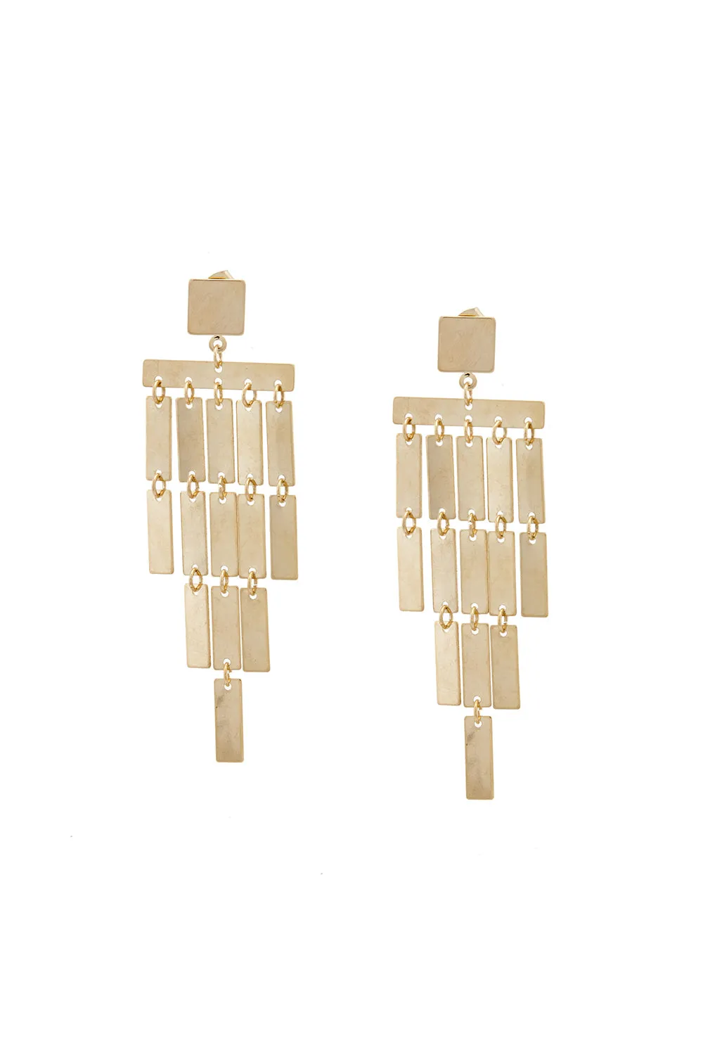 Mini Square Drop Earrings