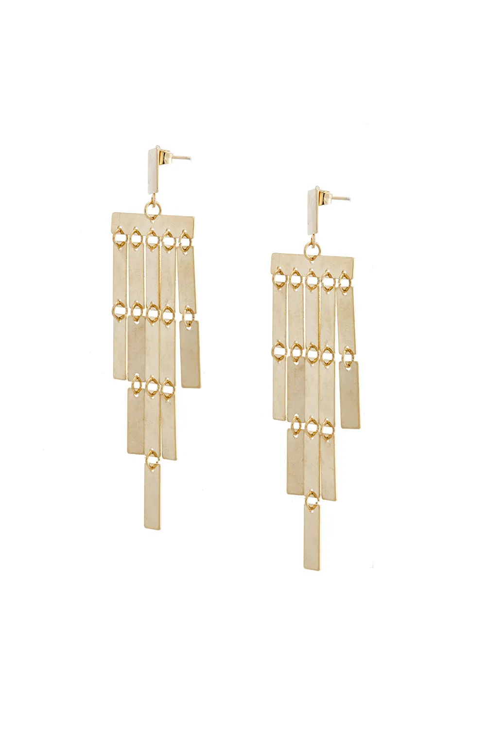 Mini Square Drop Earrings