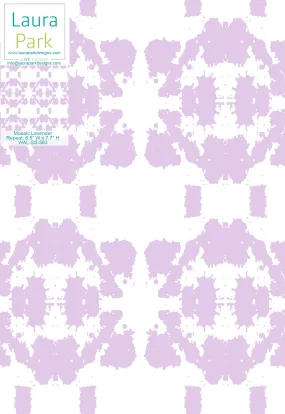 Mosaic Lavender Wallpaper