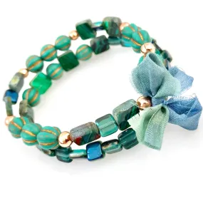 "With Thanks" Bracelet - Turquoise Green