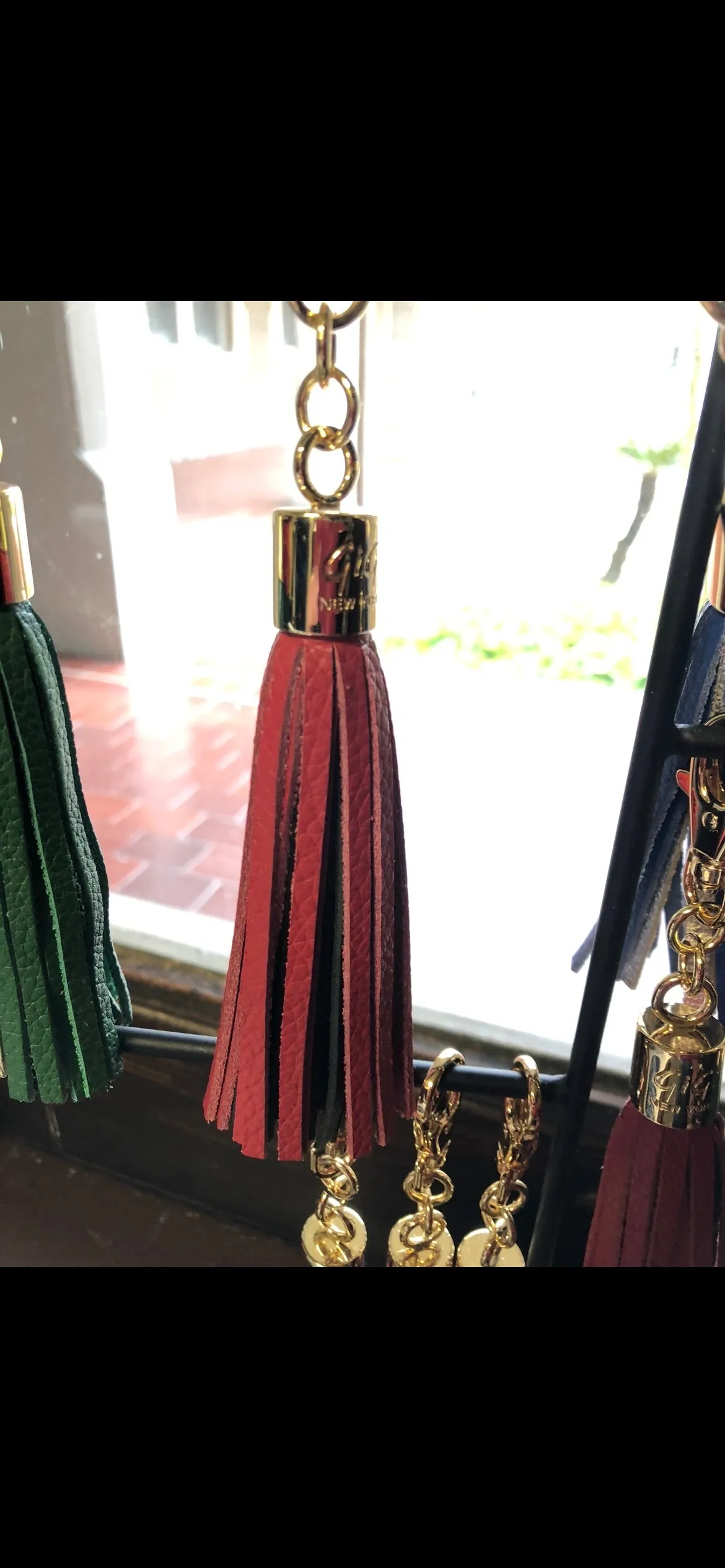 Red And Black Tassel