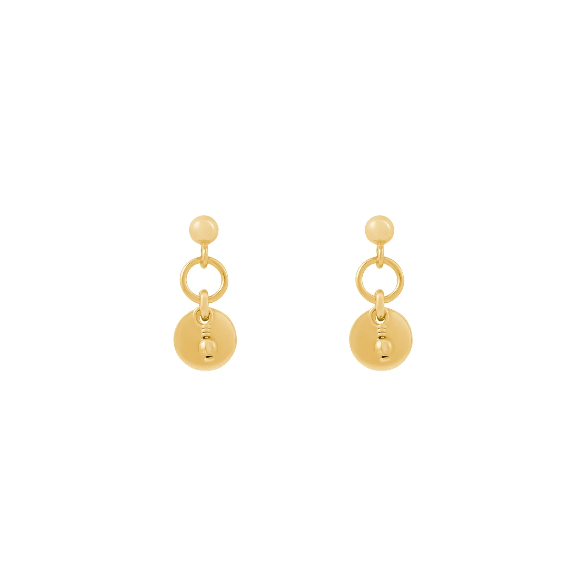 Sia Beaded Earrings - Gold