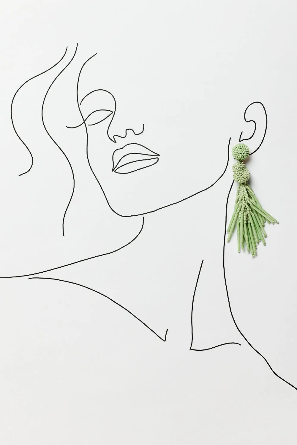 Tabitha Earrings in Mint