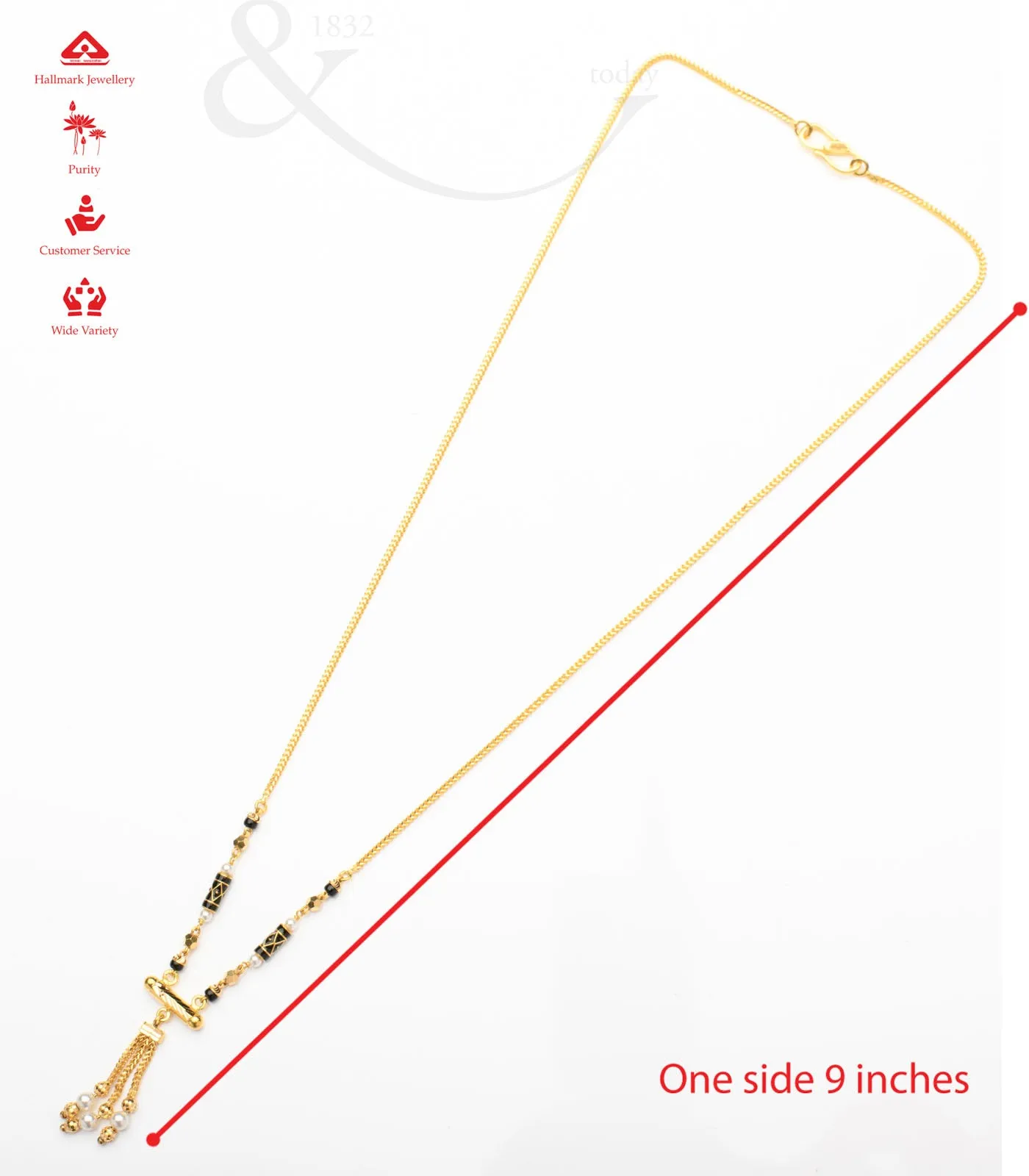 Tassel beads Mangalsutra