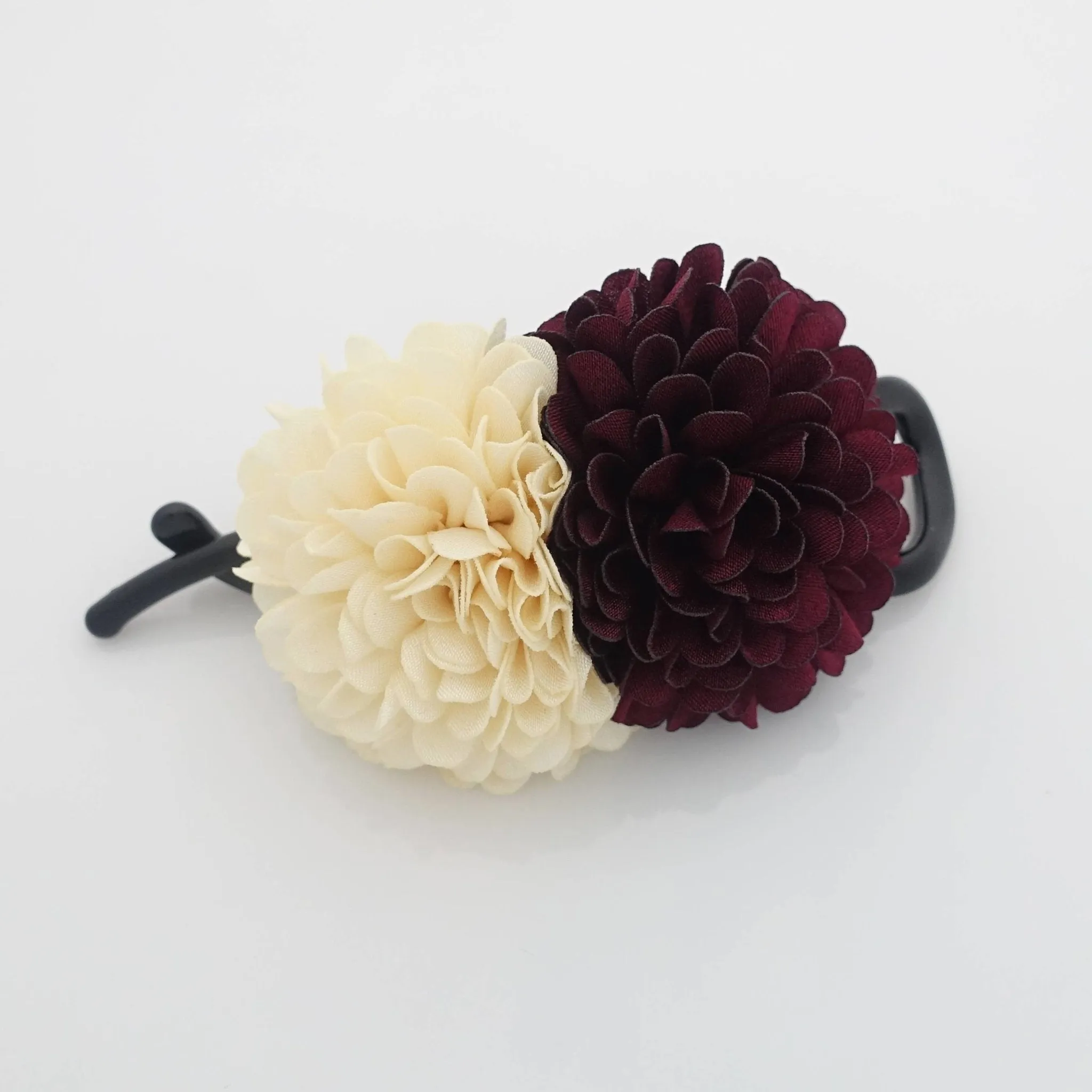 Two Chrysanthemum  Flower Decorated Hair Clip Women Hair Accessory