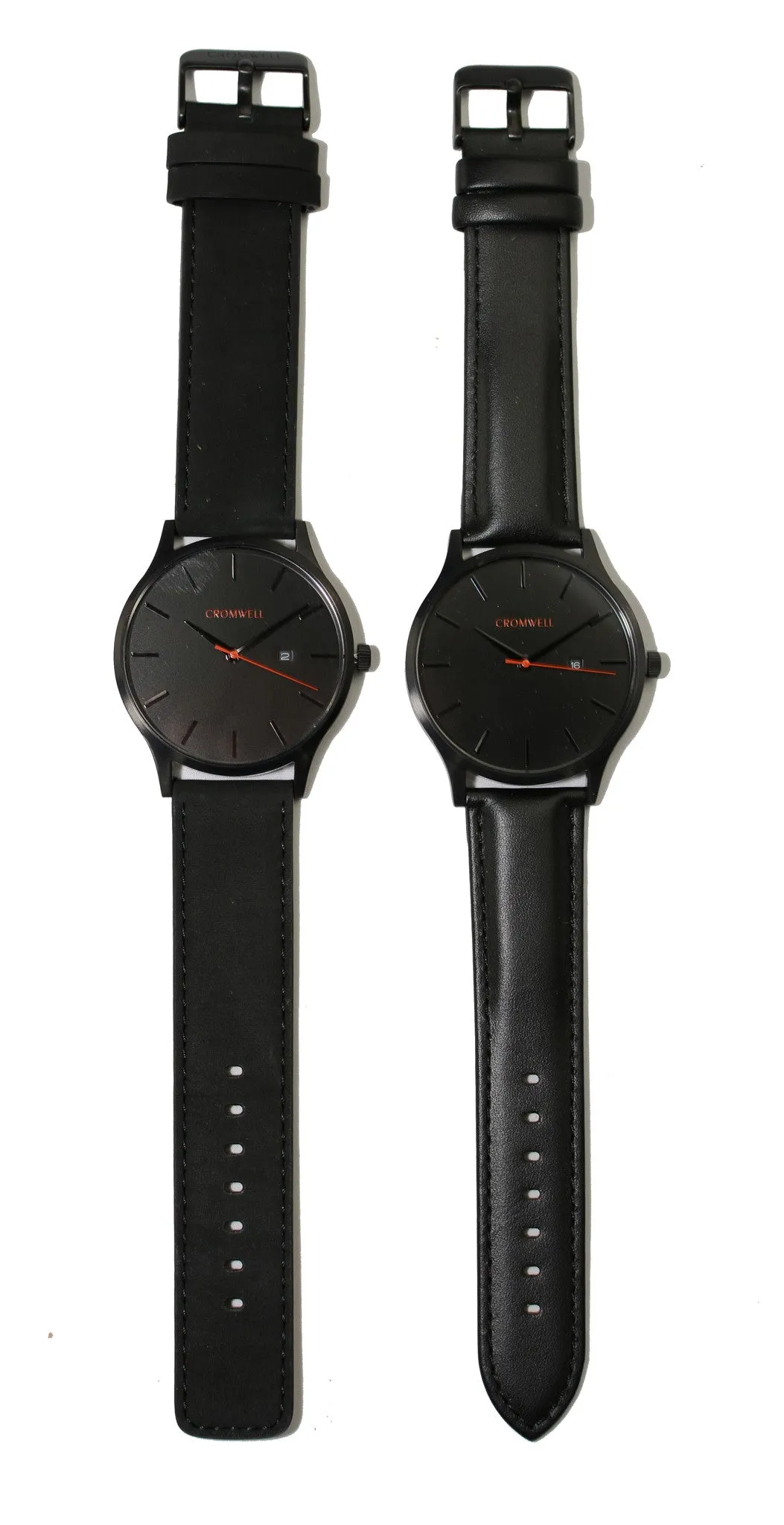 Watch Band- 22mm Matte Black w/black buckle (For 44mm and 48mm watch cases)